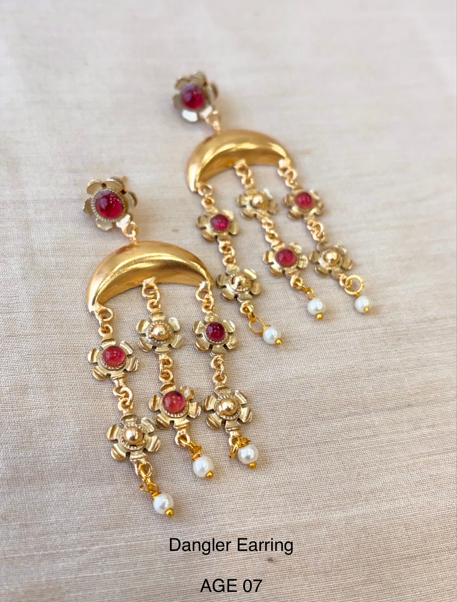Ethno Gold Earring