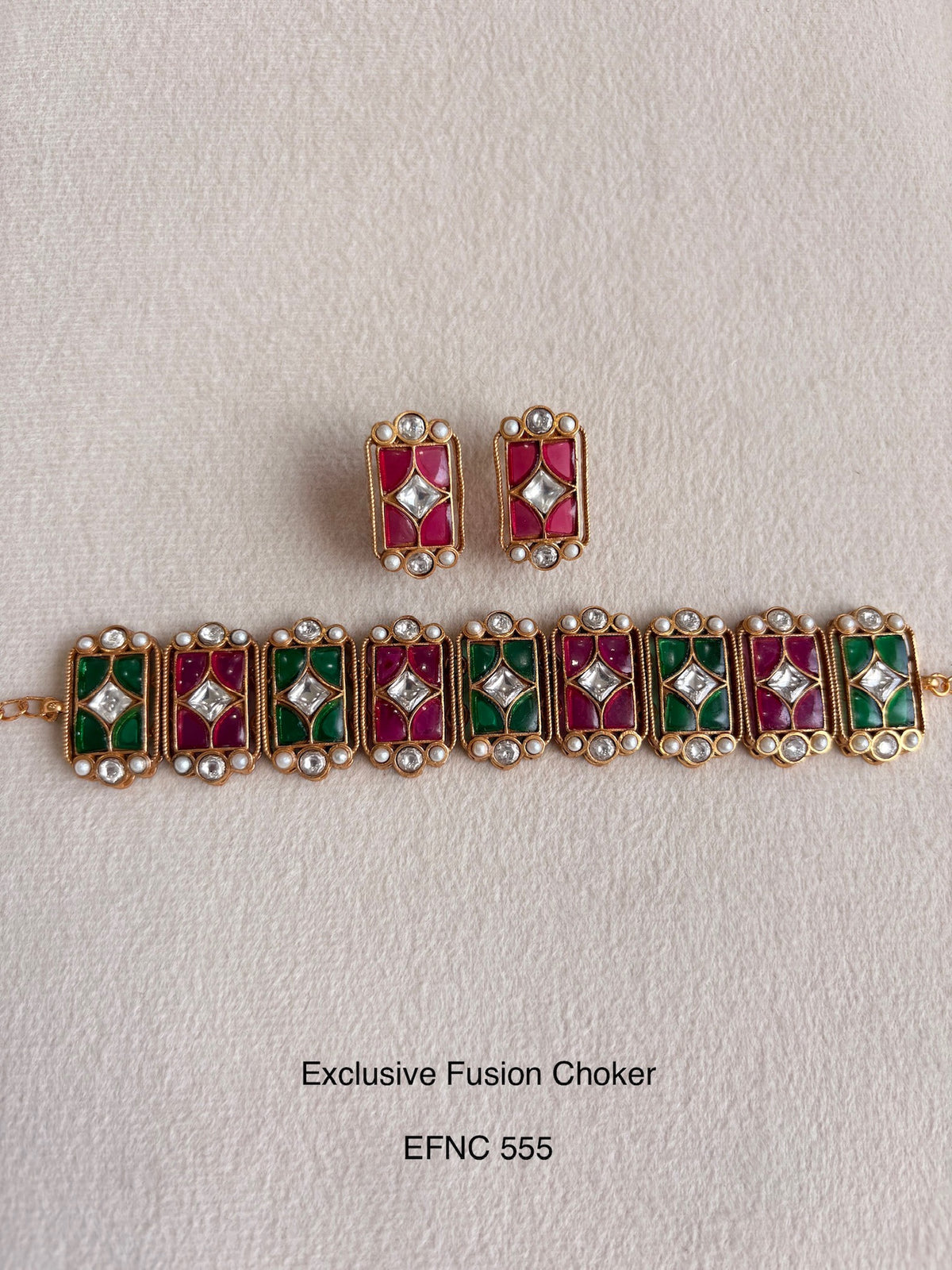 Neo Traditional Jadau Necklace