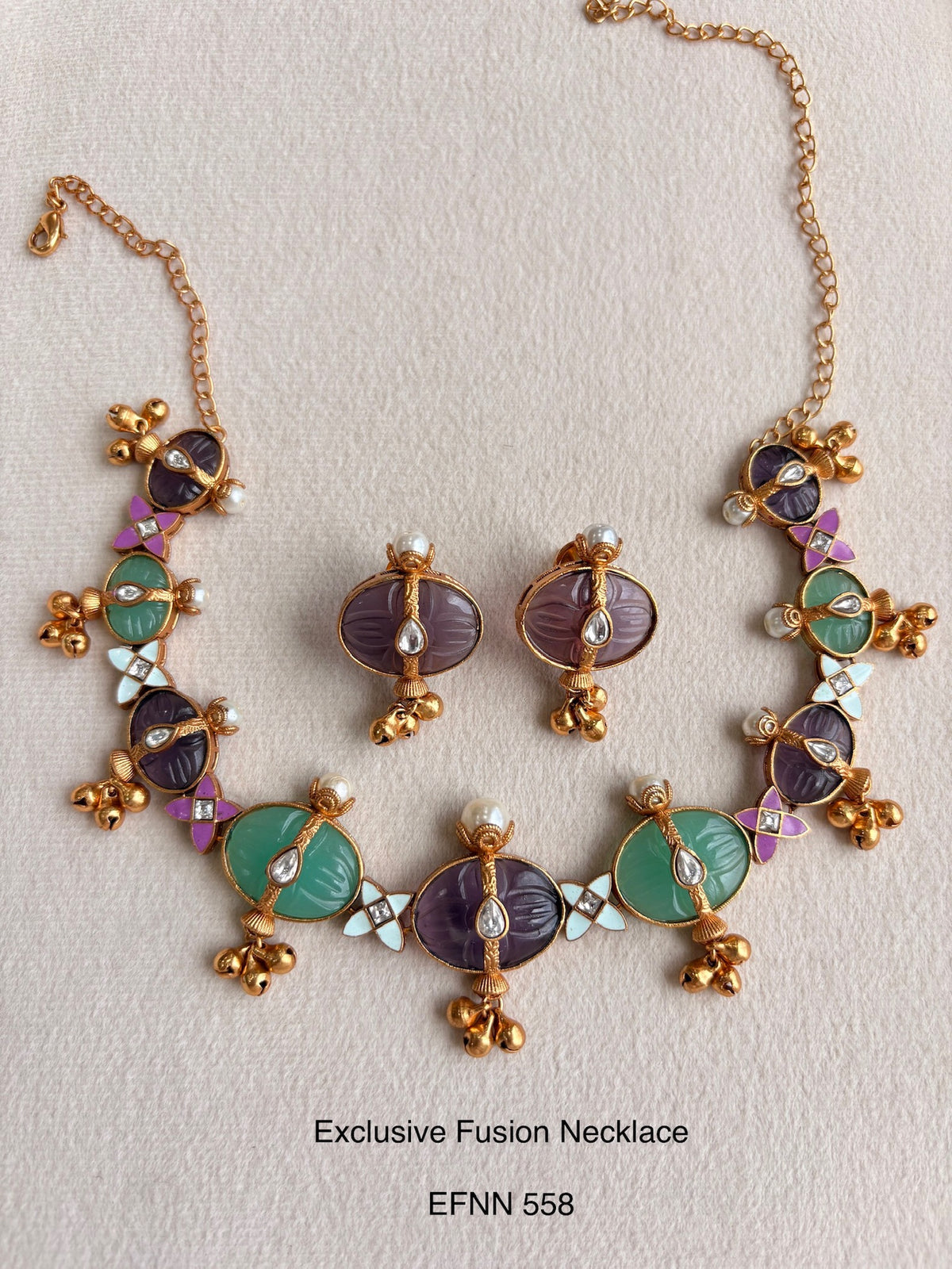 Neo Traditional Jadau Necklace