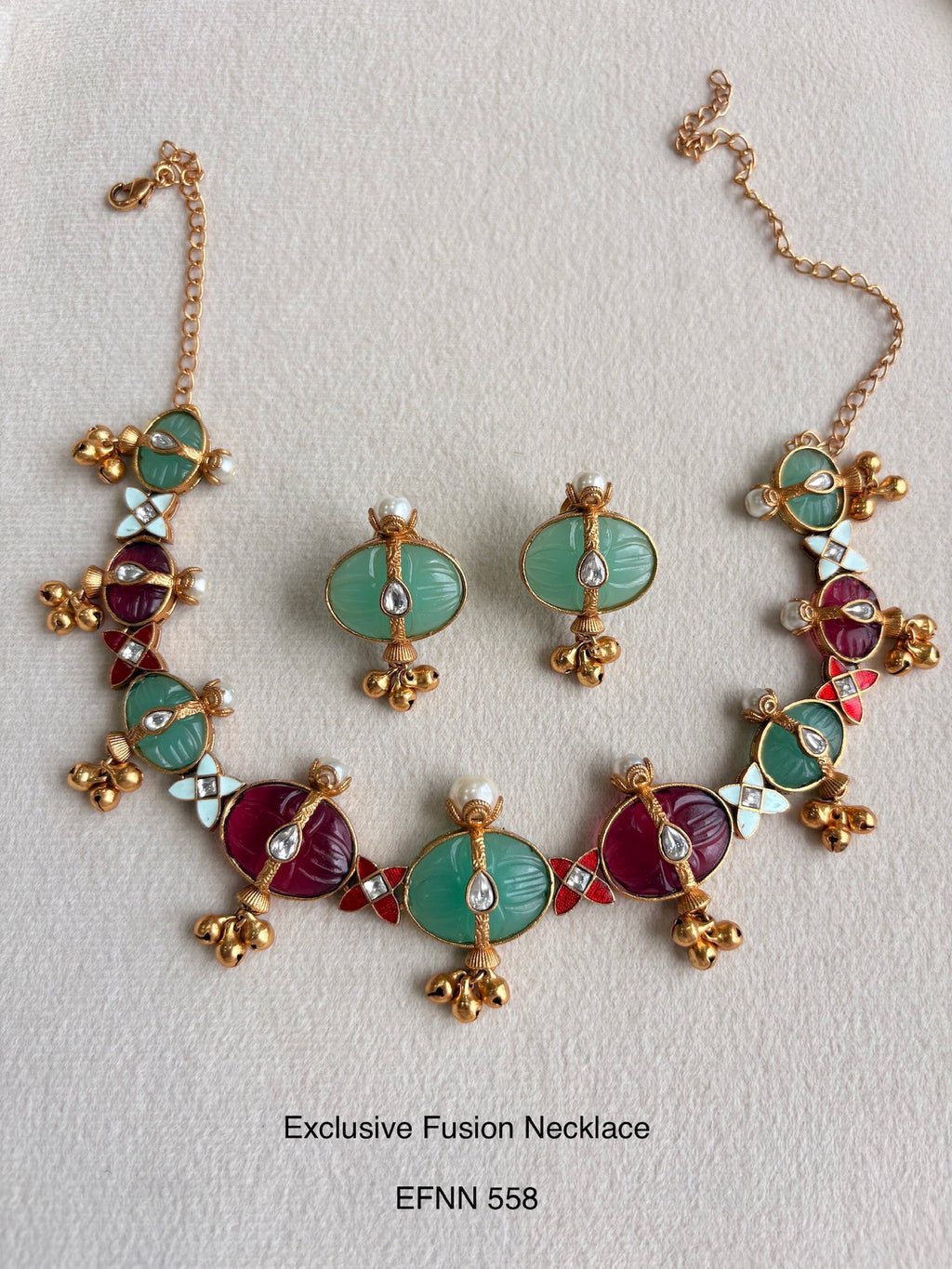 Neo Traditional Jadau Necklace