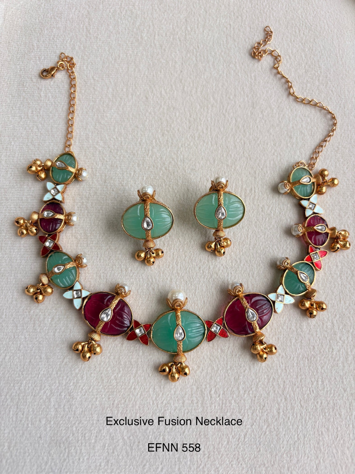 Neo Traditional Jadau Necklace