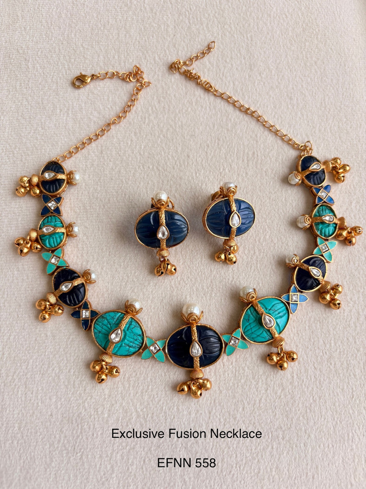 Neo Traditional Jadau Necklace
