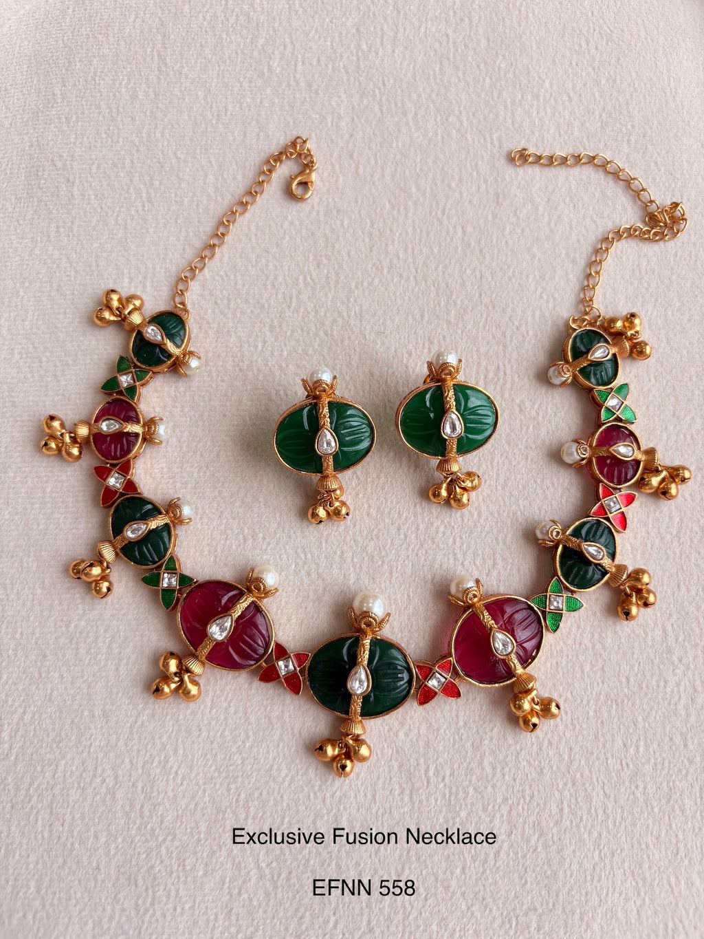 Neo Traditional Jadau Necklace