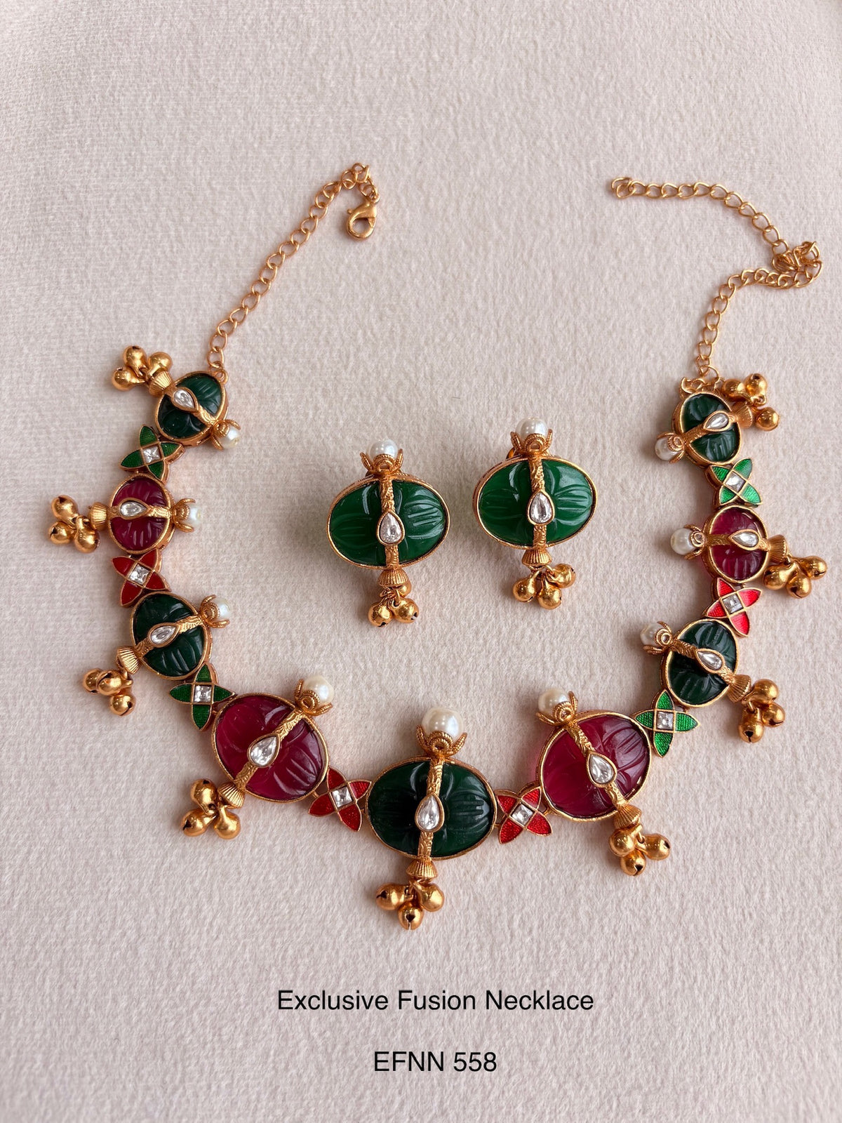 Neo Traditional Jadau Necklace
