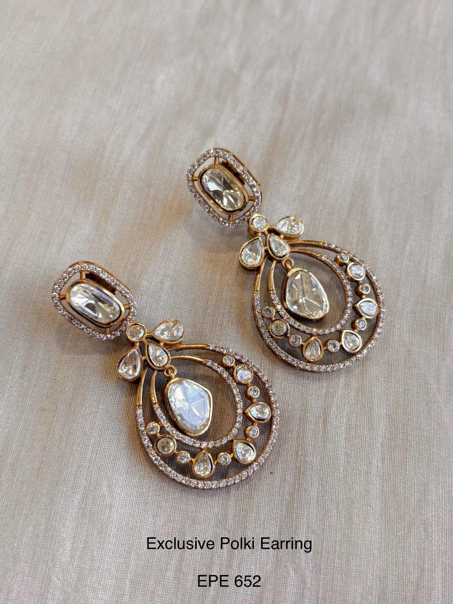 Demi fine moissanite earring