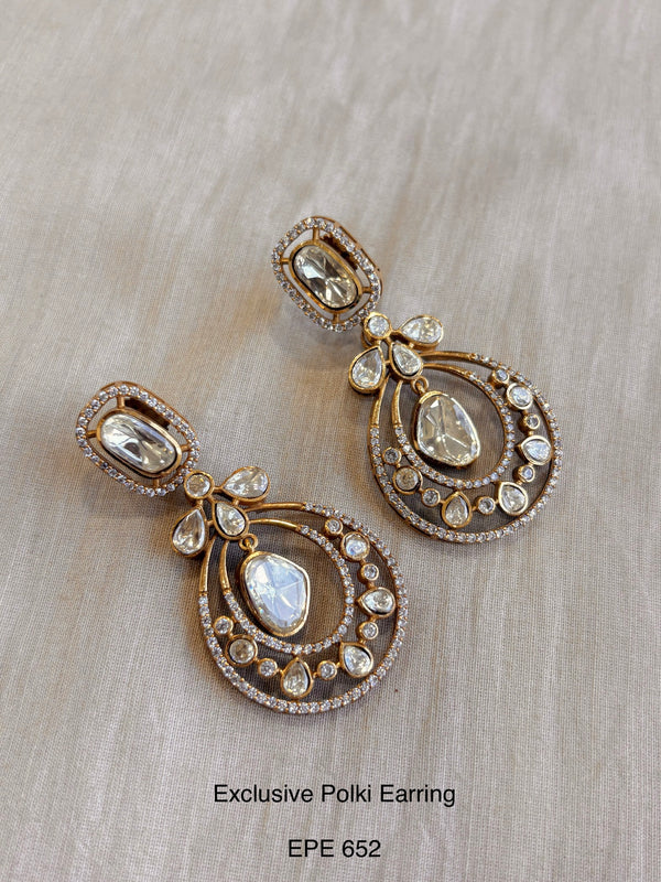 Demi fine moissanite earring