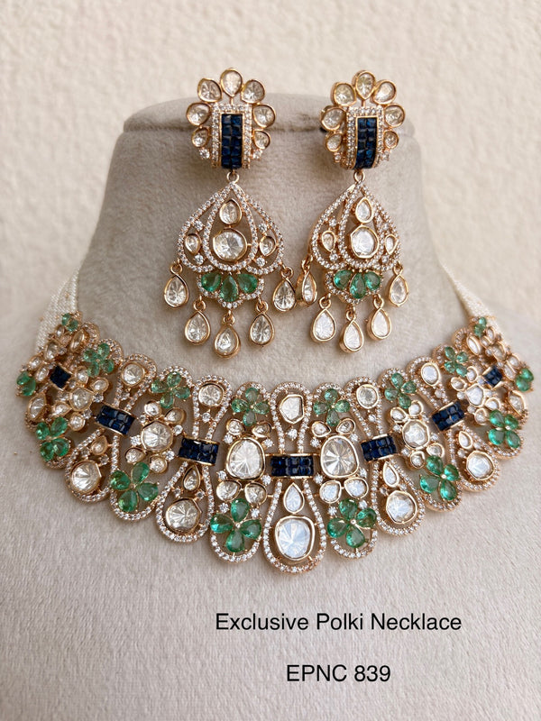 Demi Fine Moissanites and Doublets Choker