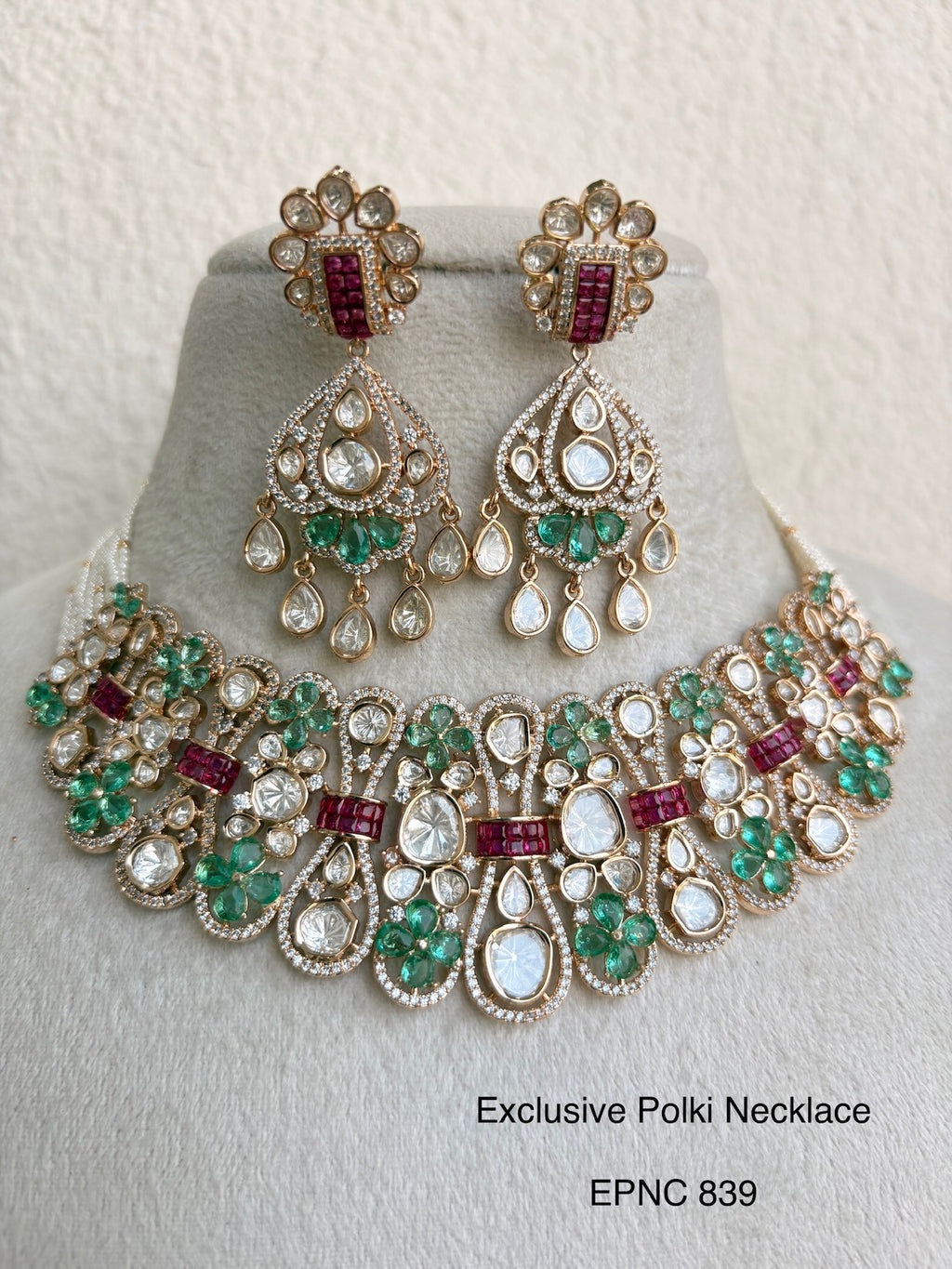 Demi Fine Moissanites and Doublets Choker