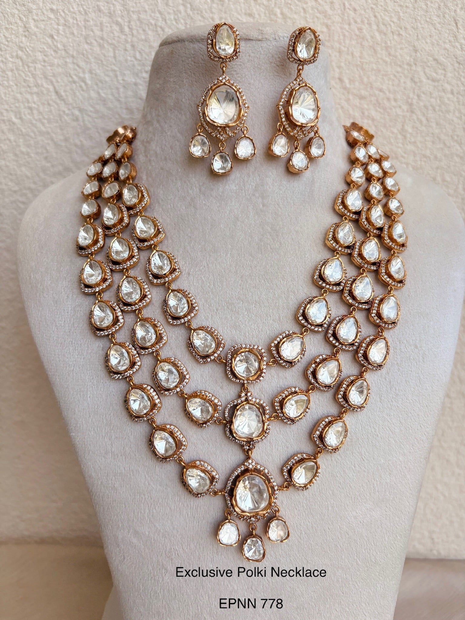 Demi fine moissanite long necklace