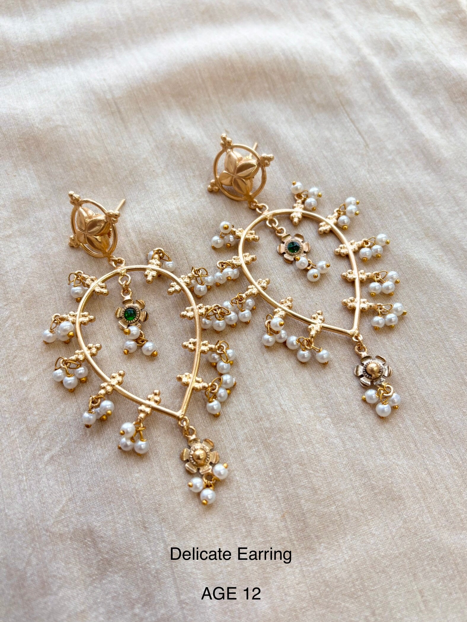 Ethno Gold Earring