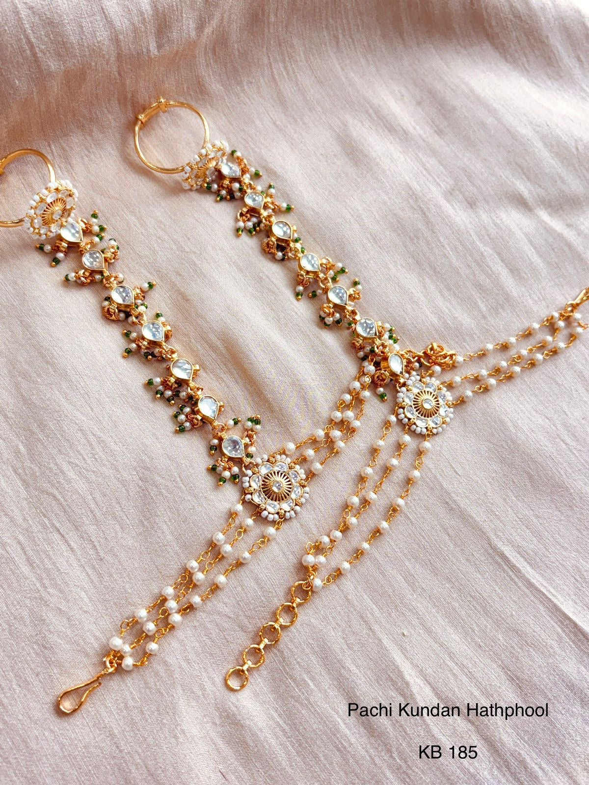 Indo Contemporary Kundan Hathphool