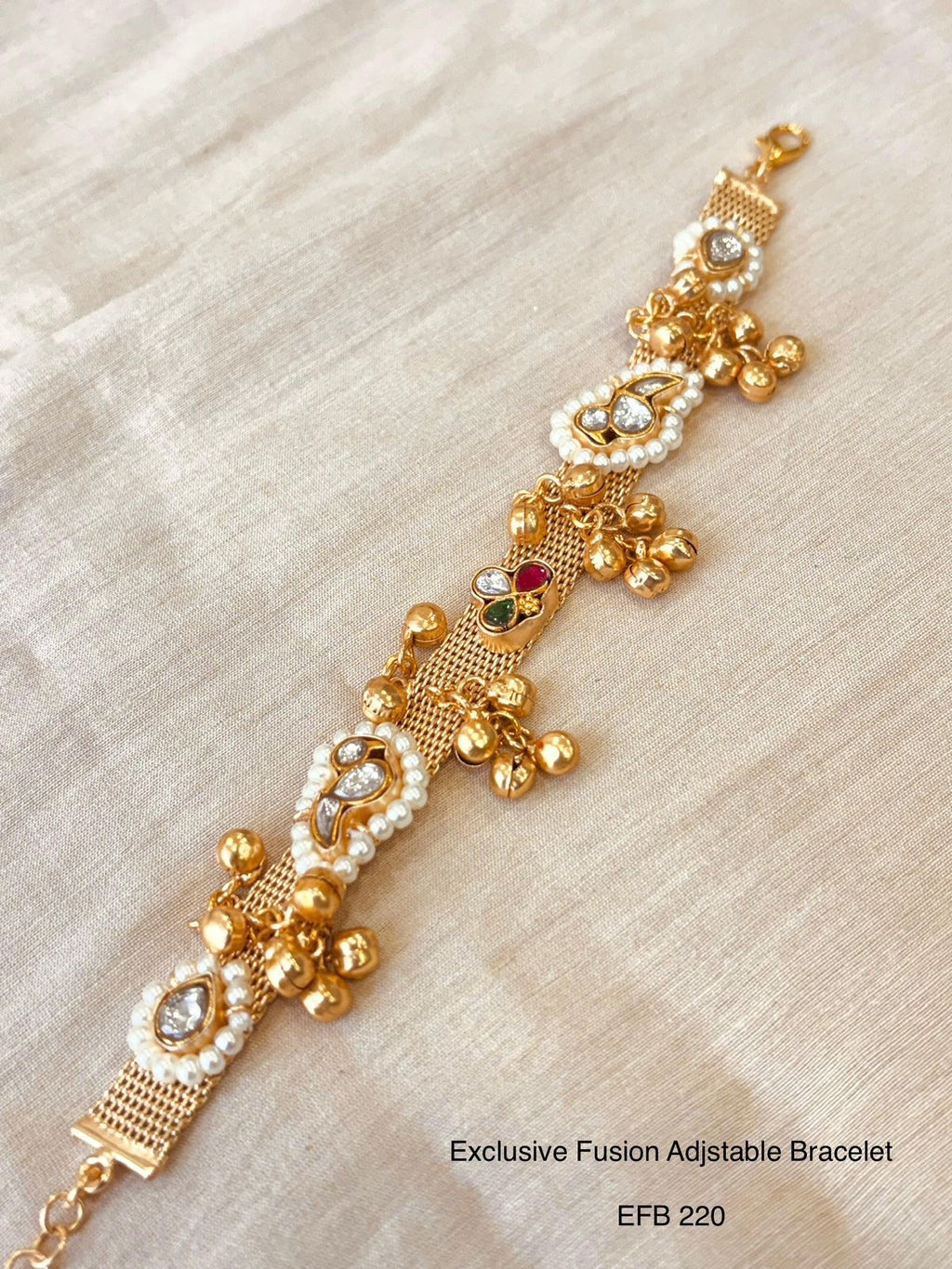 Ethno Ghungroo Adjustable Bracelet