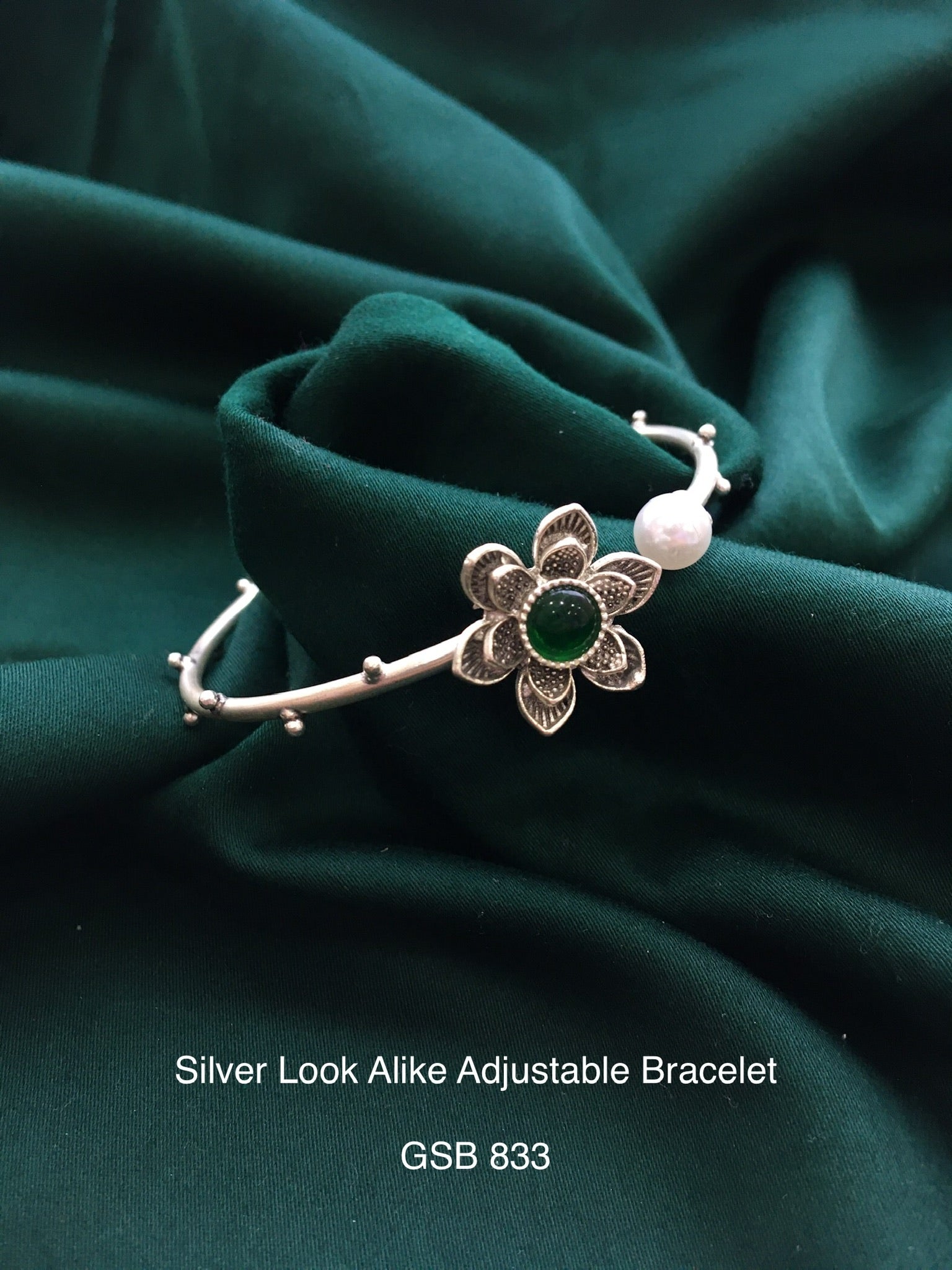 Antique dual tone bangle