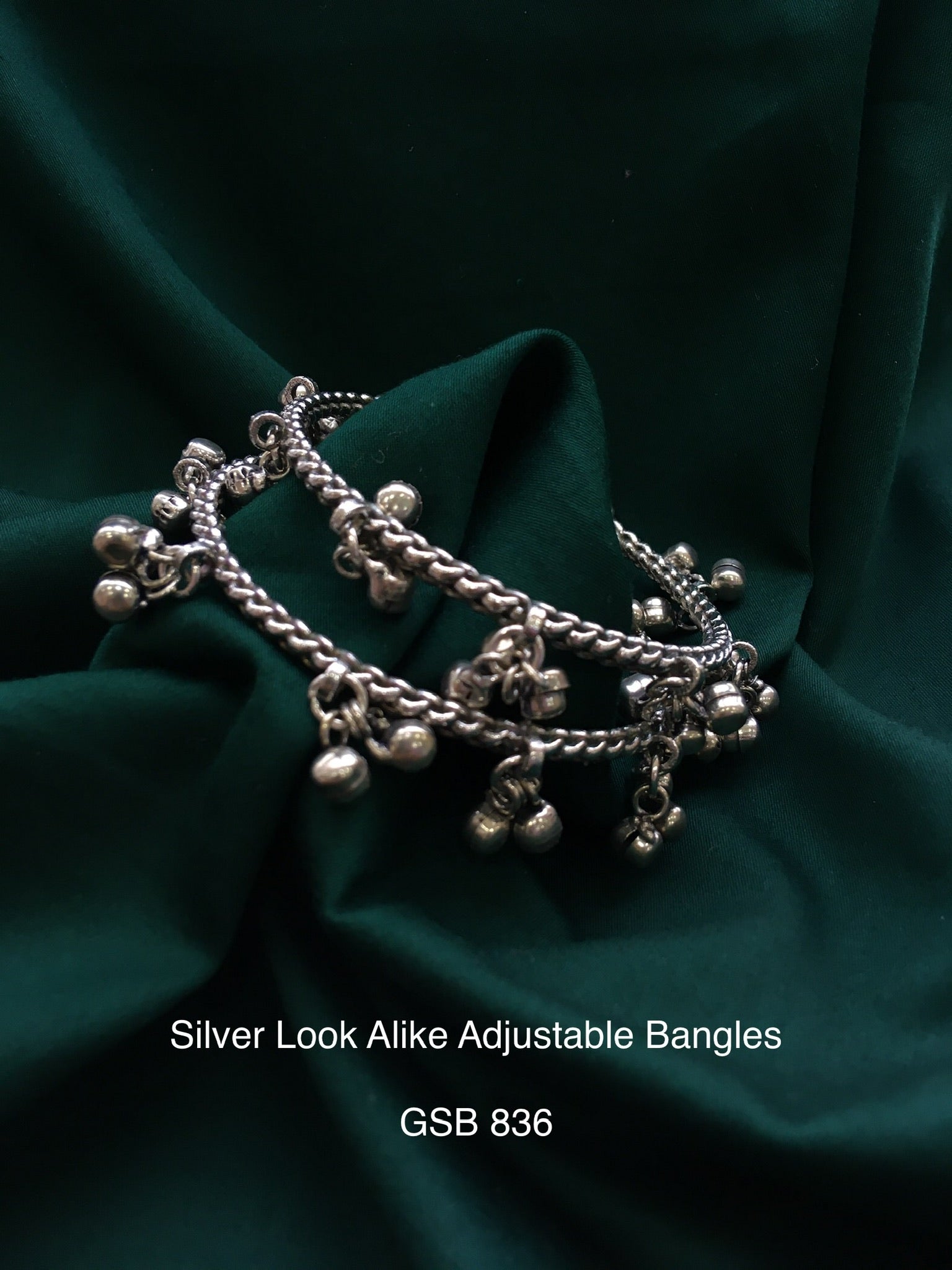 Antique dual tone bangle