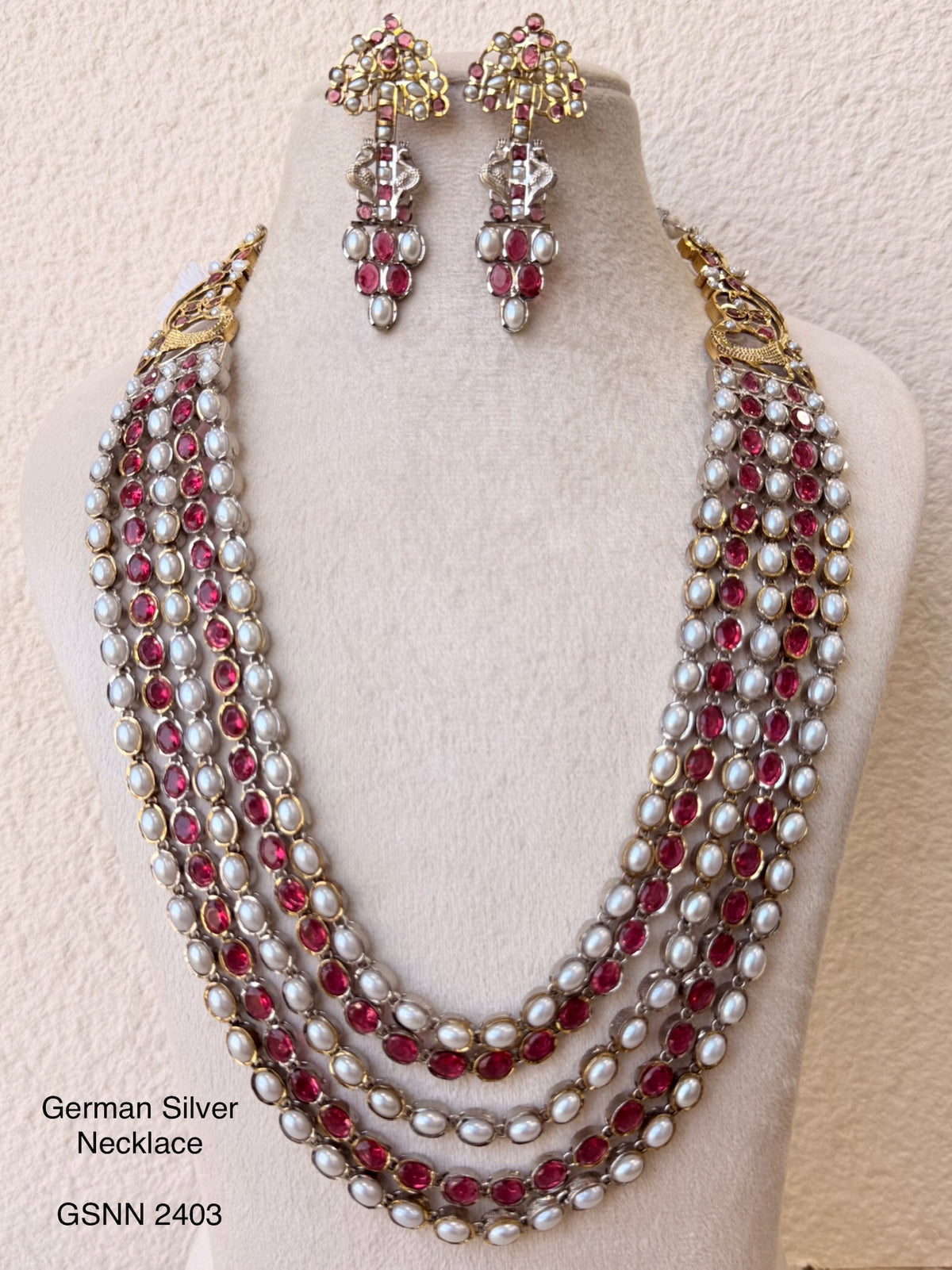 Antique Dual Tone Necklace