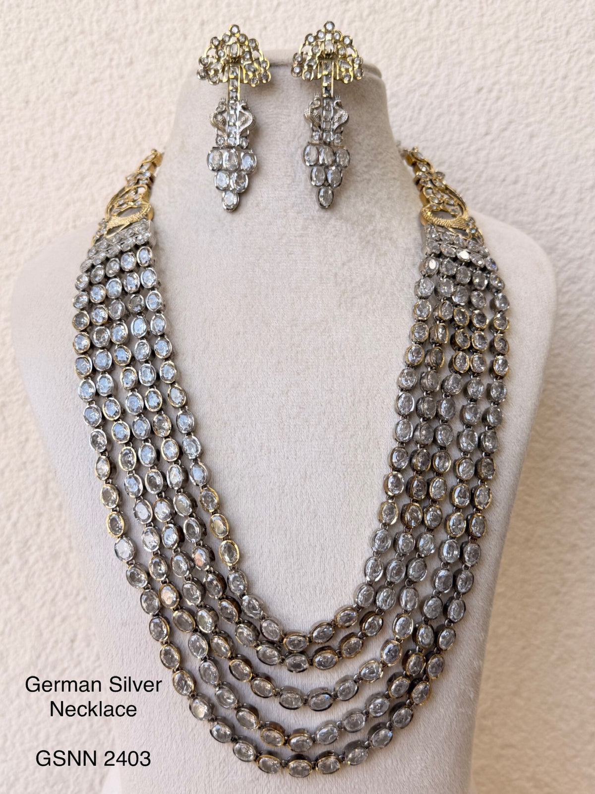 Antique Dual Tone Necklace