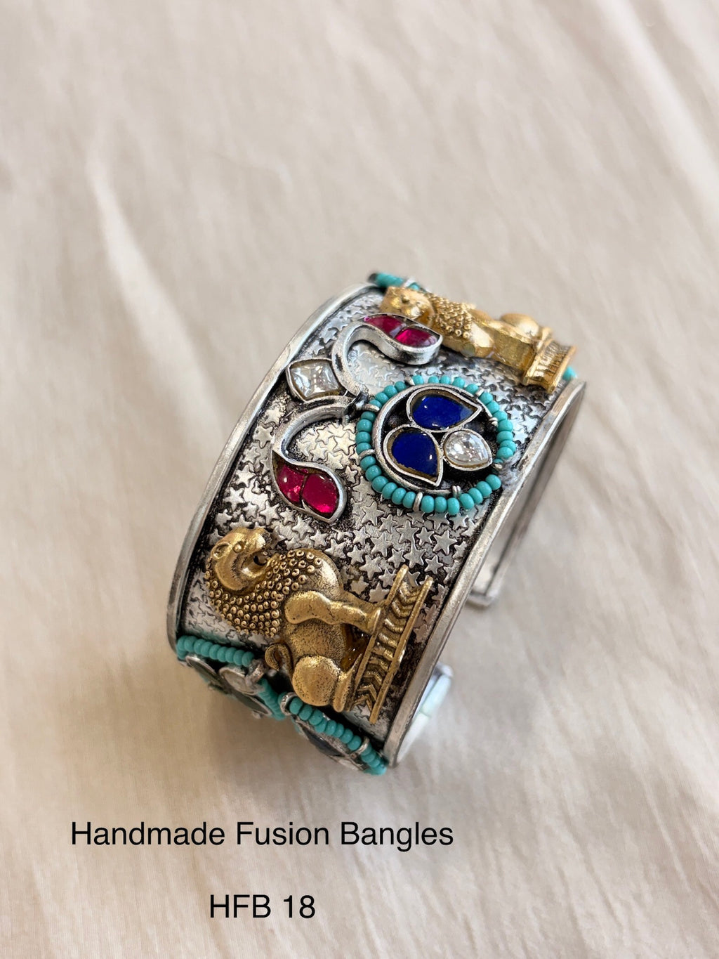 HANDCRAFTED FUSION BANGLE