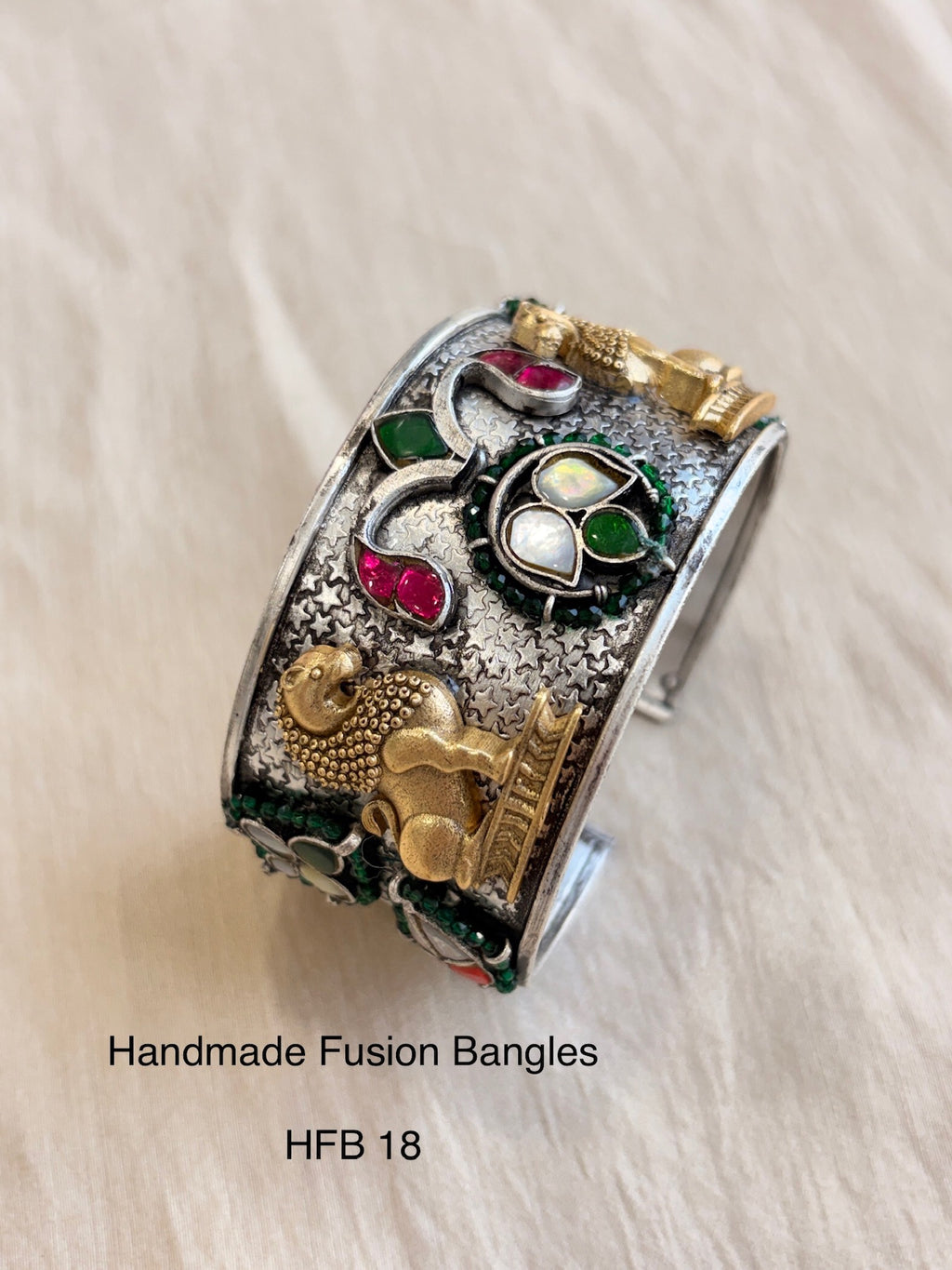 HANDCRAFTED FUSION BANGLE