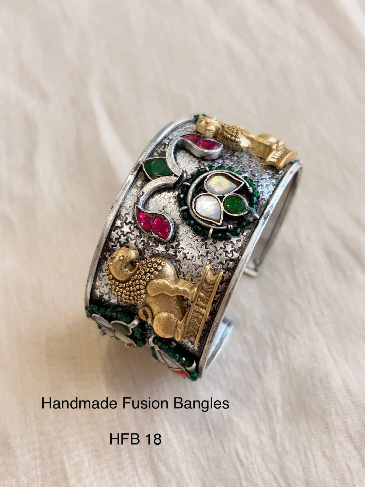HANDCRAFTED FUSION BANGLE