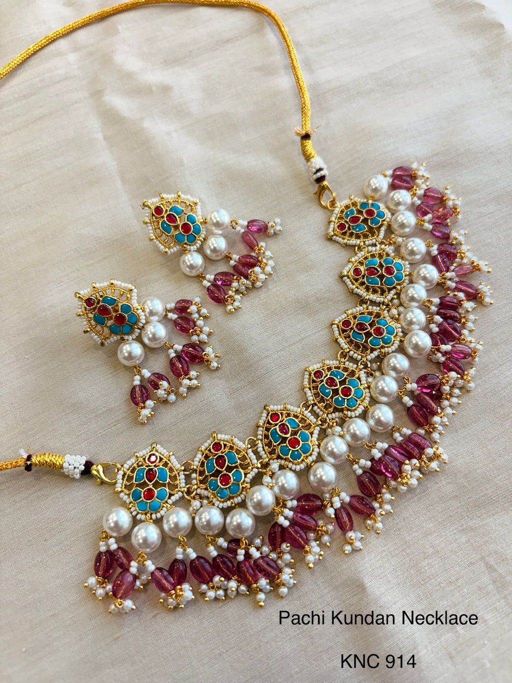 Indo contemporary necklace