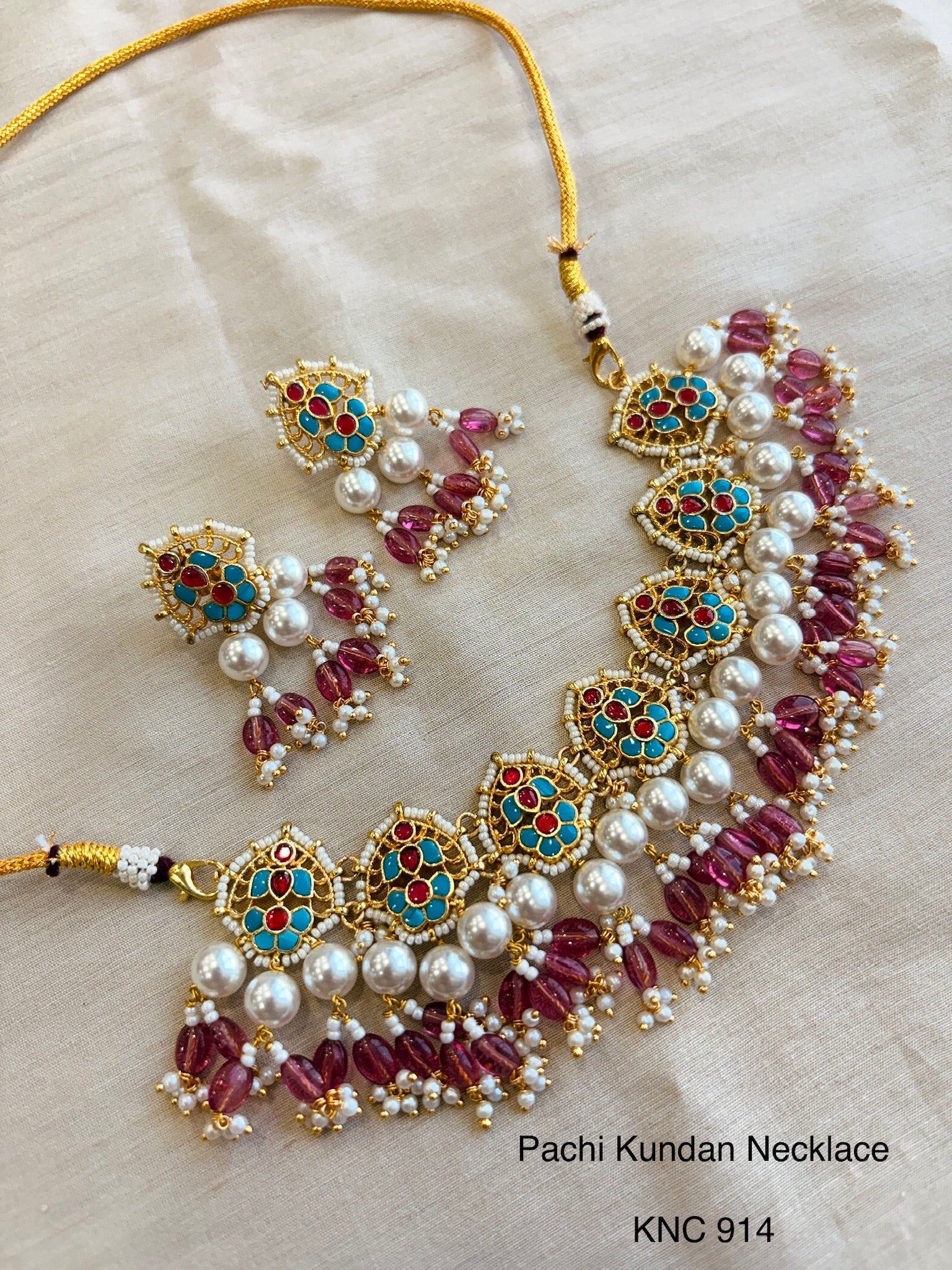 Indo contemporary necklace