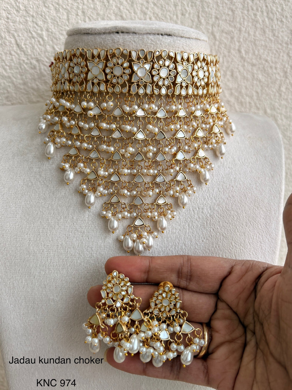 Indo Contemporary Jadau Necklace