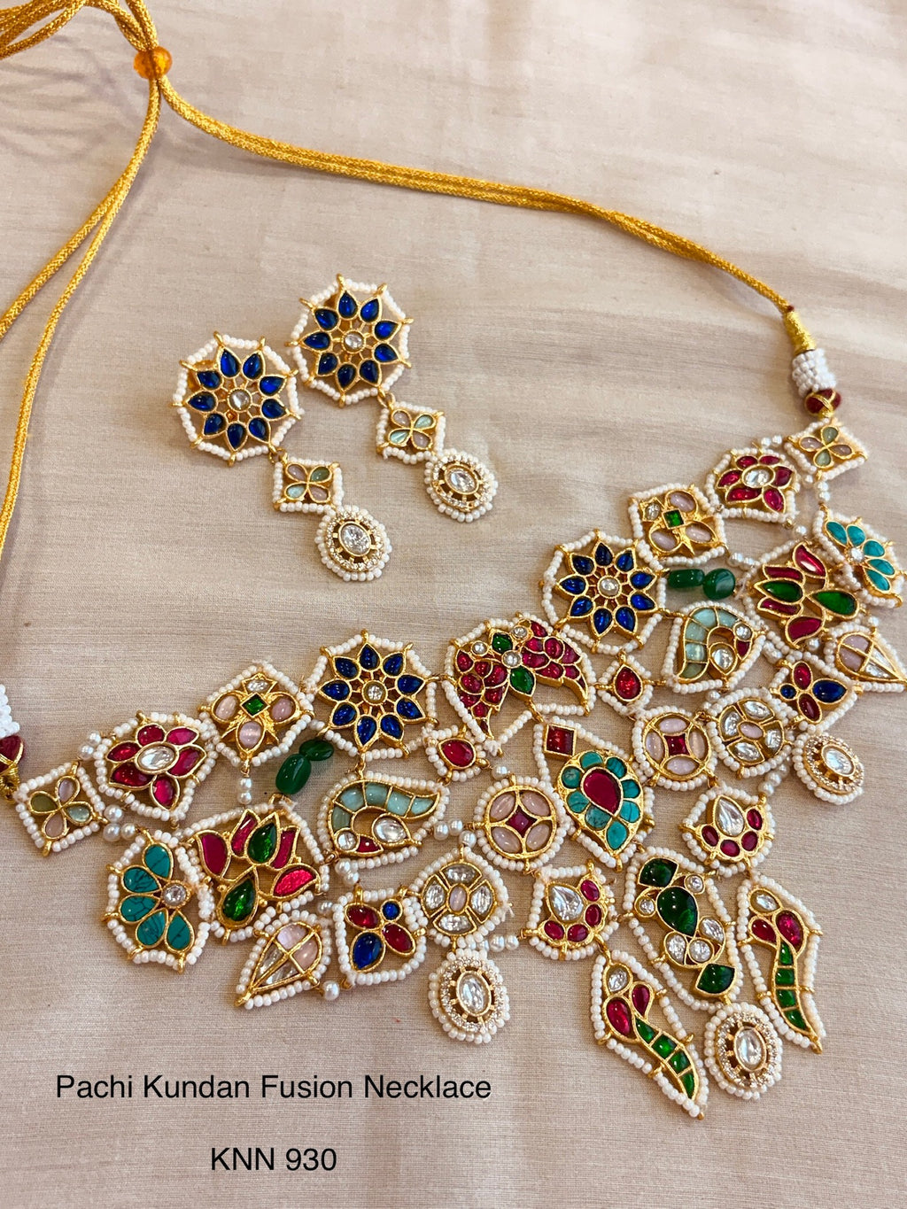 Indo contemporary necklace