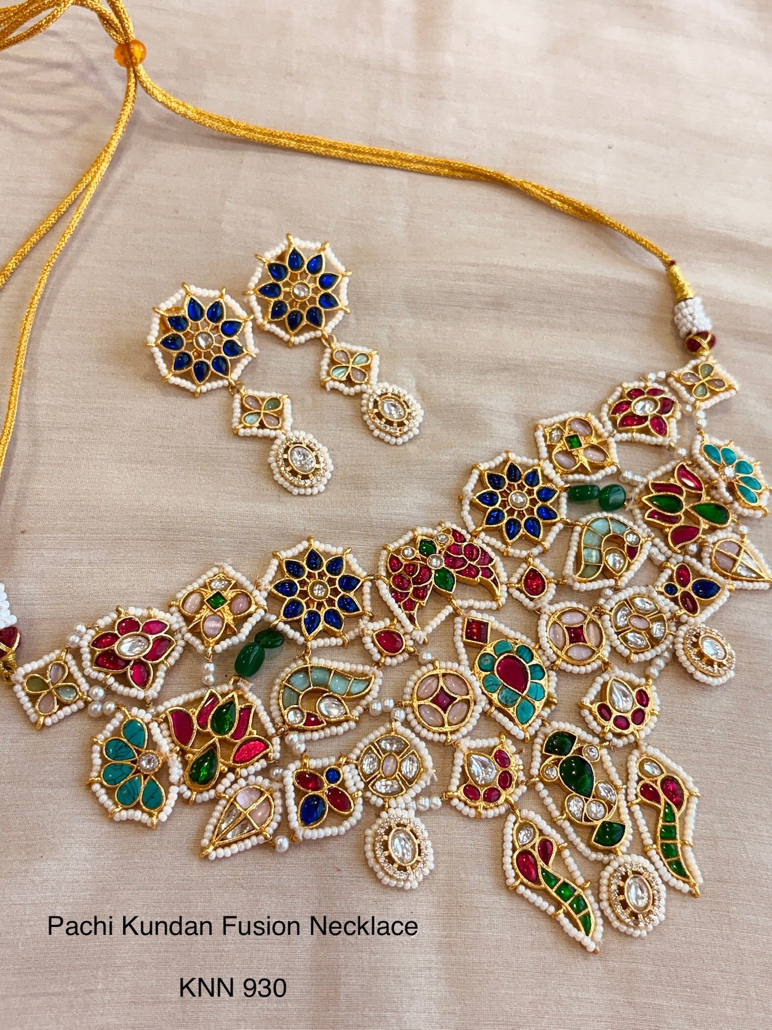 Indo contemporary necklace