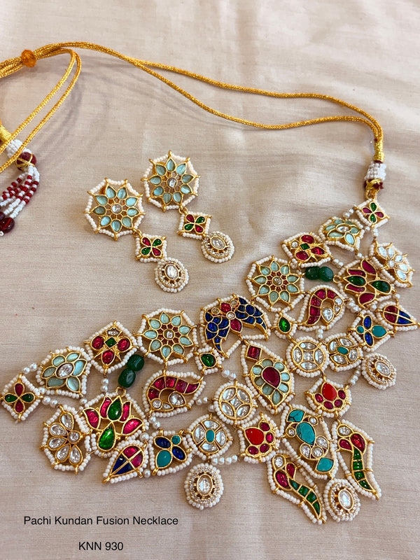 Indo contemporary necklace