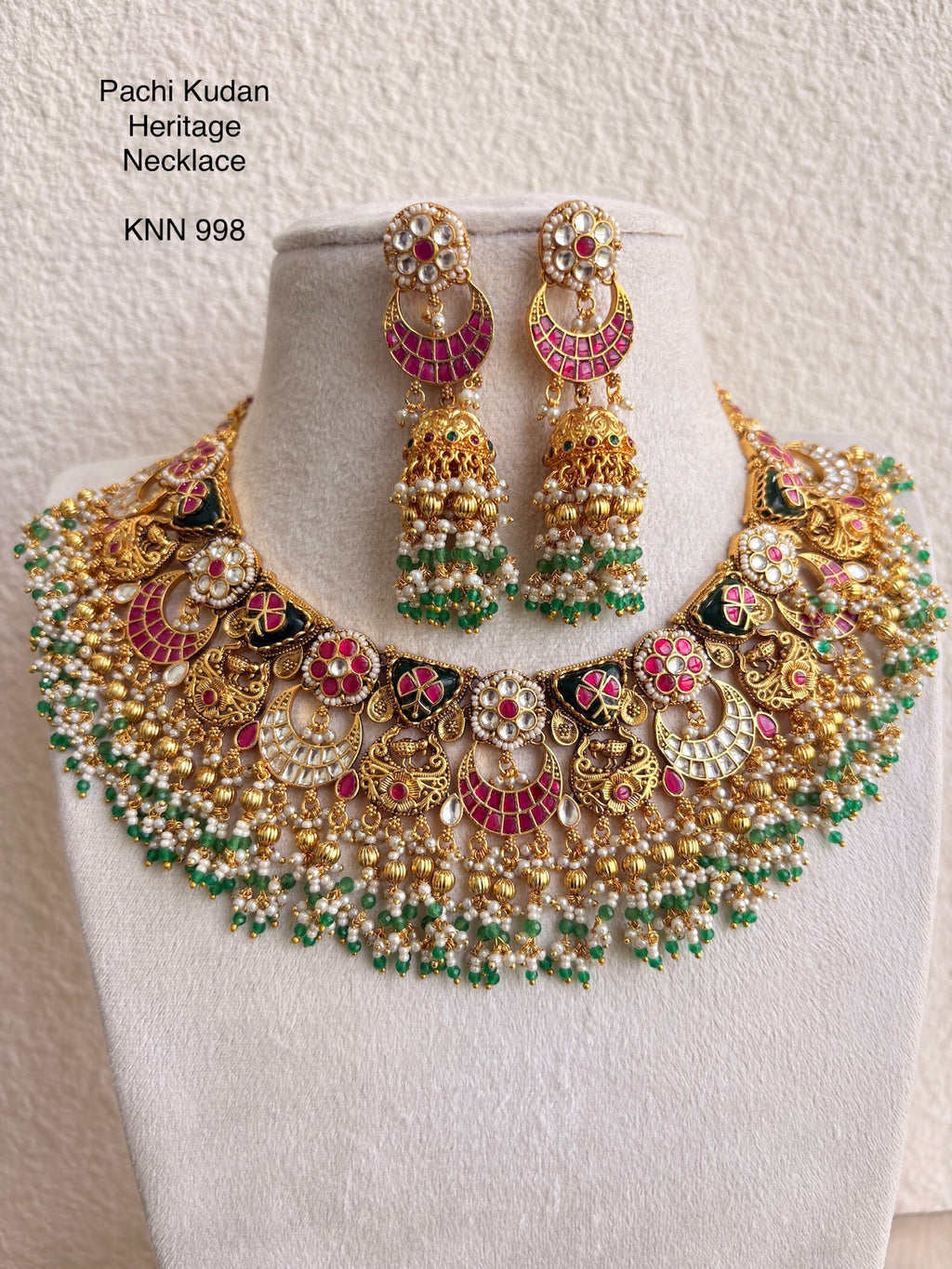 HERITAGE PACHI KUNDAN NECKLACES