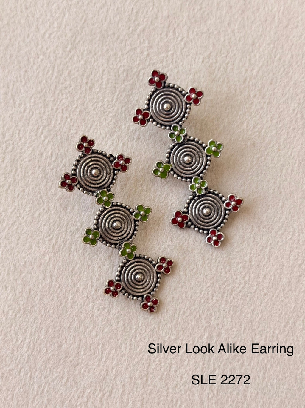 Silver Antique Earrings