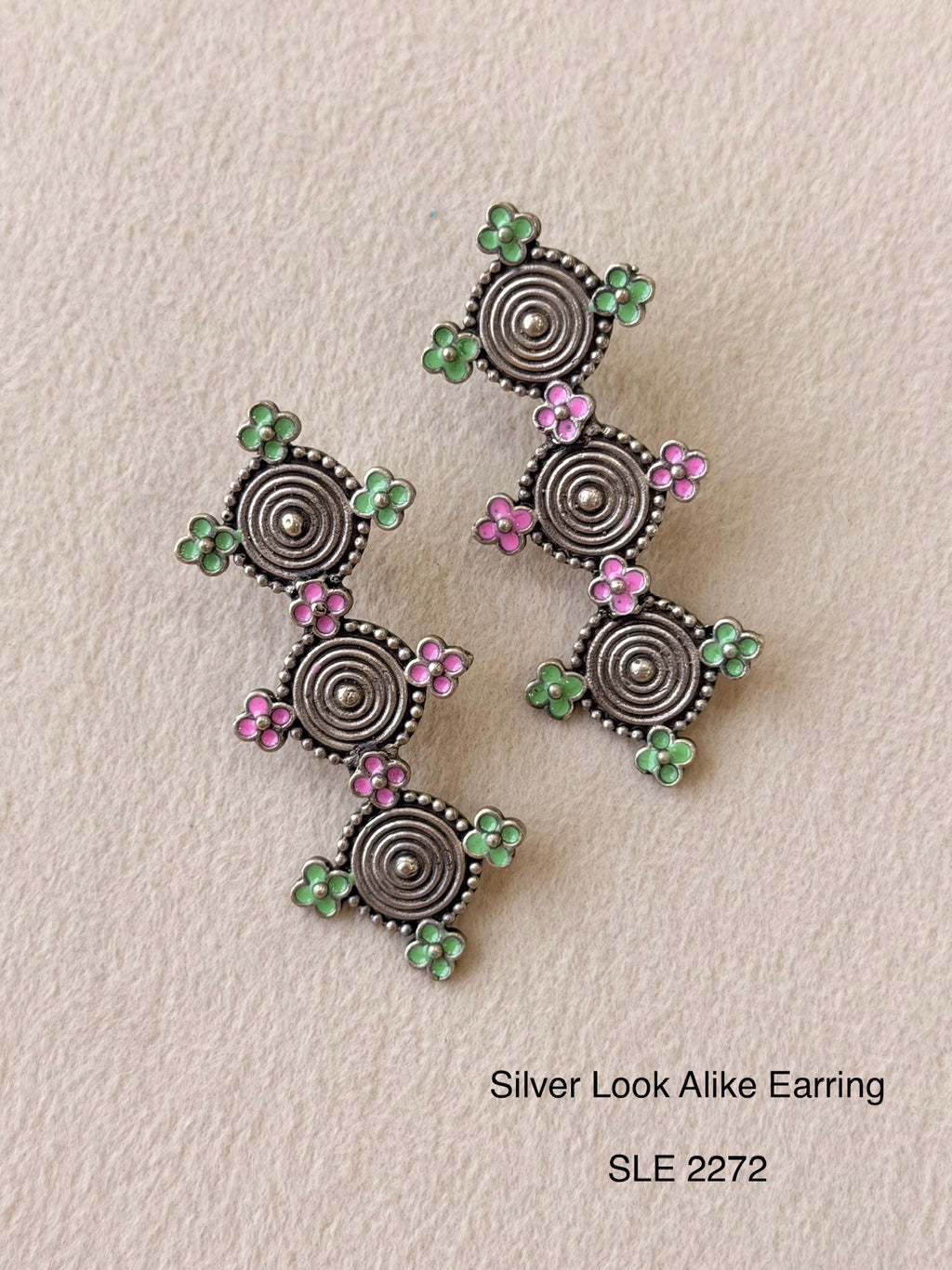 Silver Antique Earrings
