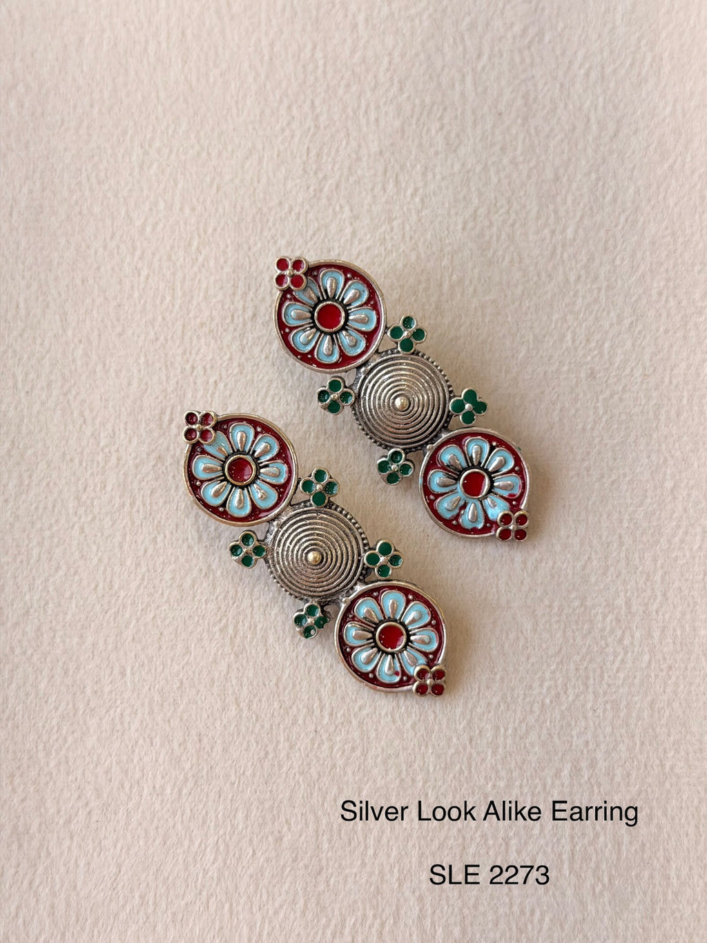 Antique Silver Earrings