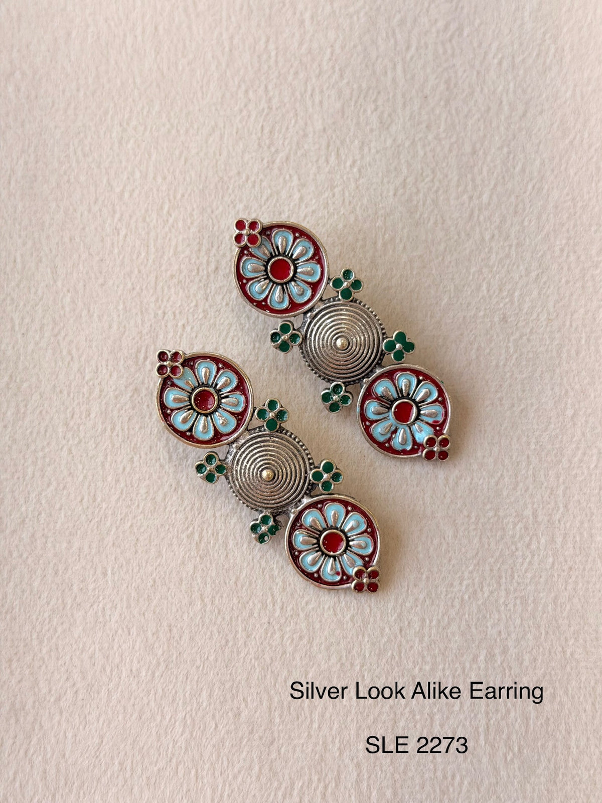 Antique Silver Earrings