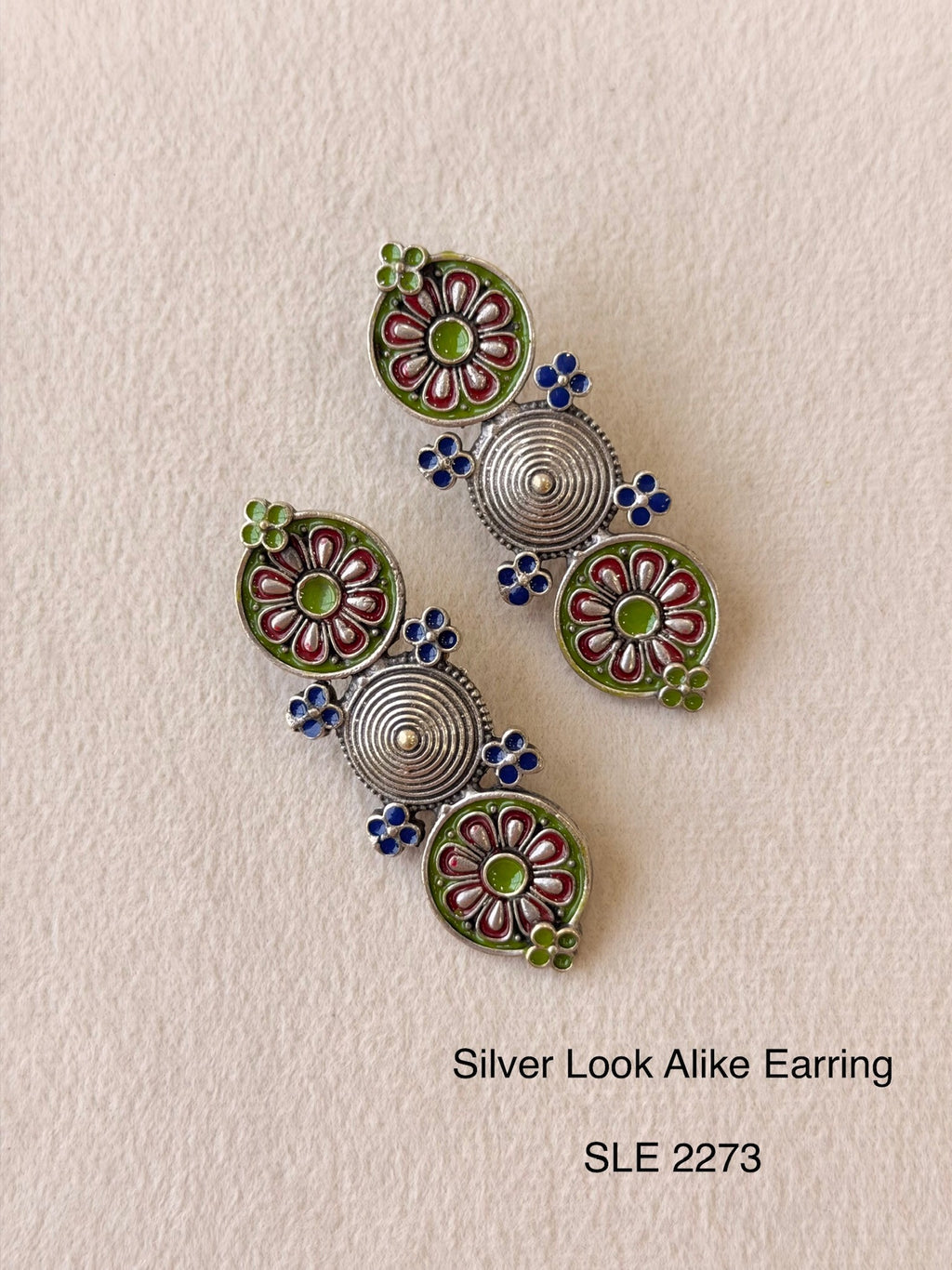 Antique Silver Earrings